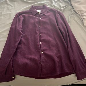 Purple Zara Men Button Down